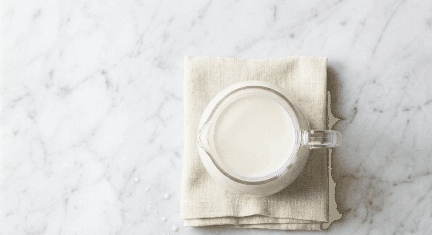 Whole Milk: Cow's milk with approximately 3.25% fat content.